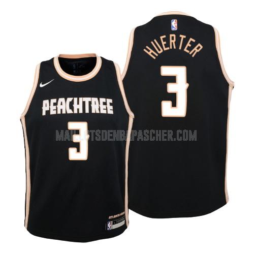 maillot nba enfant de atlanta hawks kevin huerter 3 noir city edition 2019-20