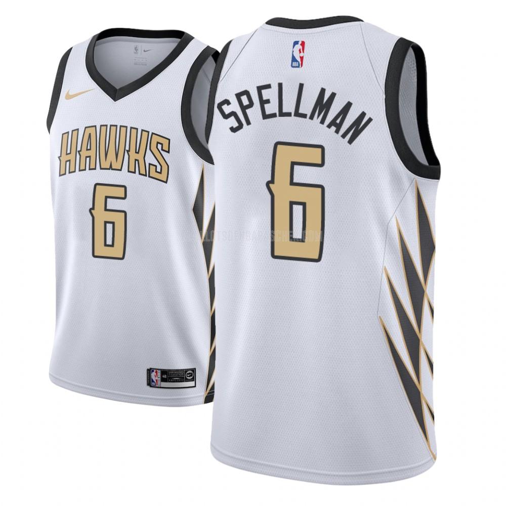 maillot nba enfant de atlanta hawks omari spellman 6 blanc city edition