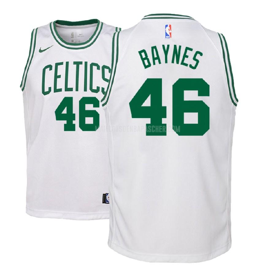 maillot nba enfant de boston celtics aron baynes 46 blanc association 2017-18