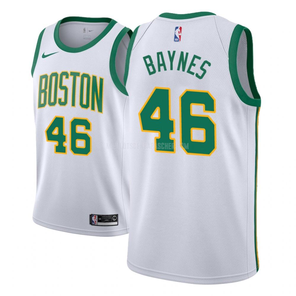 maillot nba enfant de boston celtics aron baynes 46 blanc city edition