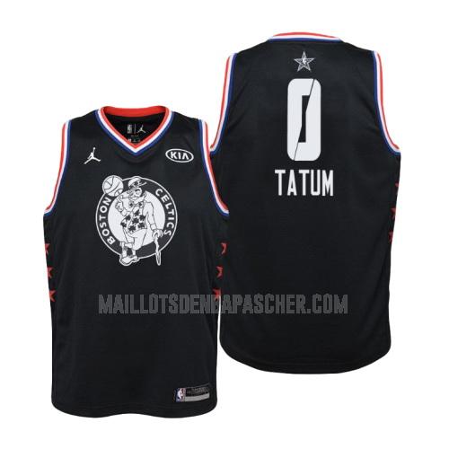 maillot nba enfant de boston celtics jayson tatum 0 noir nba all-star 2019