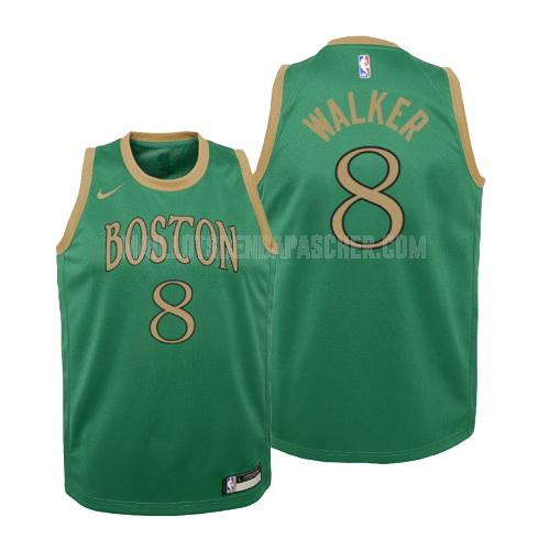 maillot nba enfant de boston celtics kemba walker 8 vert city edition 2019-20