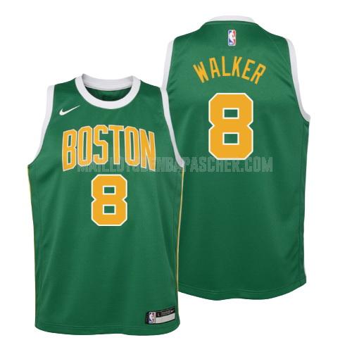 maillot nba enfant de boston celtics kemba walker 8 vert earned version