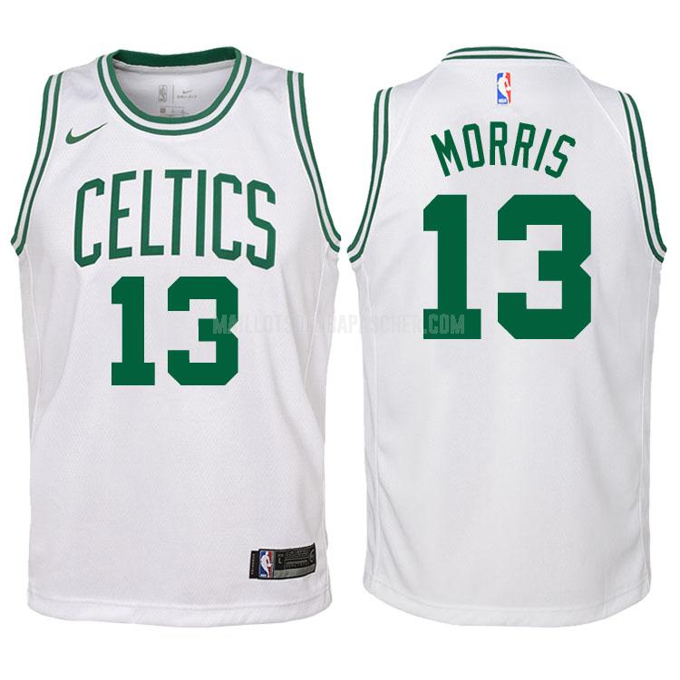 maillot nba enfant de boston celtics marcus morris 13 blanc association 2017-18