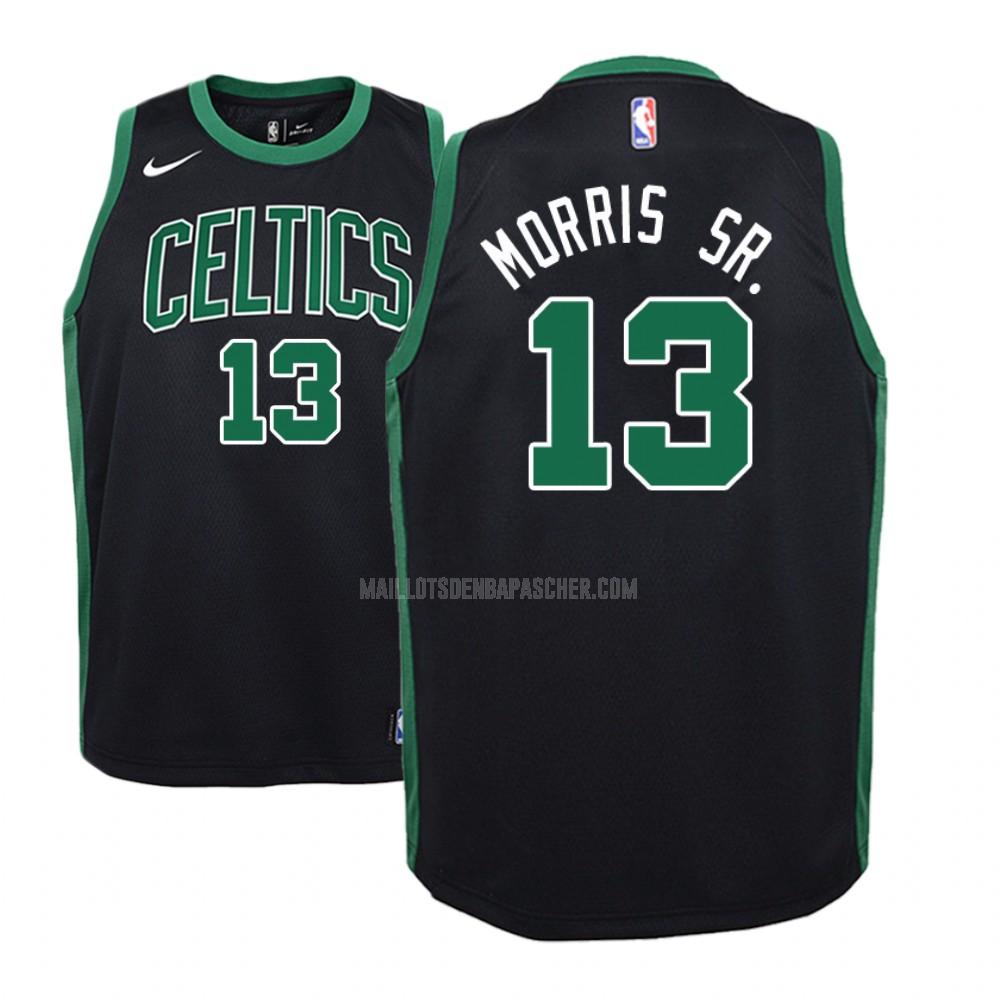 maillot nba enfant de boston celtics marcus morris 13 noir statement