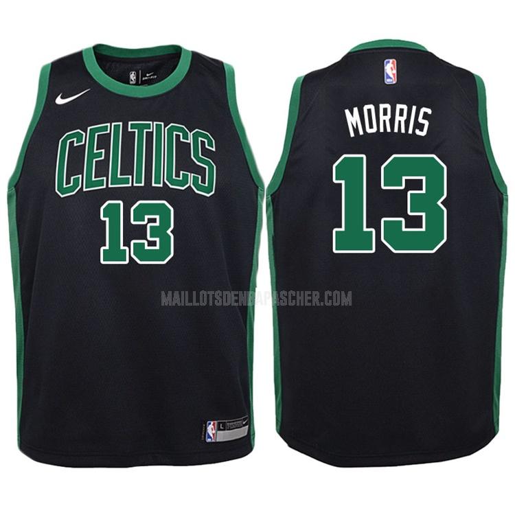 maillot nba enfant de boston celtics marcus morris 13 noir statement 2017-18