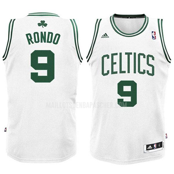 maillot nba enfant de boston celtics rajon rondo 9 blanc swingman