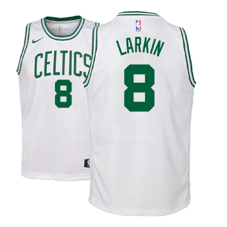 maillot nba enfant de boston celtics shane larkin 8 blanc association 2017-18