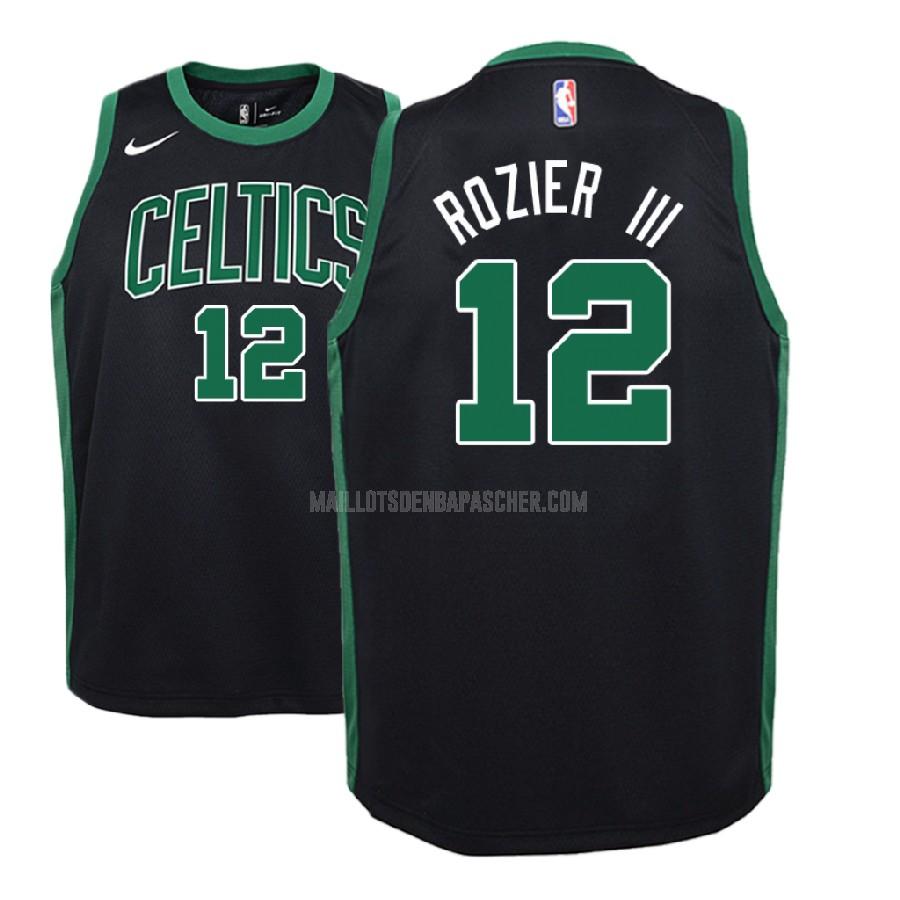 maillot nba enfant de boston celtics terry rozier 12 noir statement 2017-18