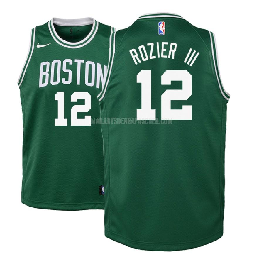 maillot nba enfant de boston celtics terry rozier 12 vert icon 2017-18