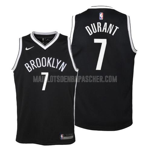 maillot nba enfant de brooklyn nets kevin durant 7 noir icon