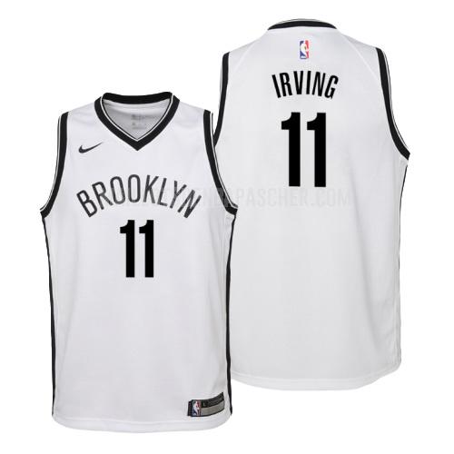 maillot nba enfant de brooklyn nets kyrie irving 11 blanc association