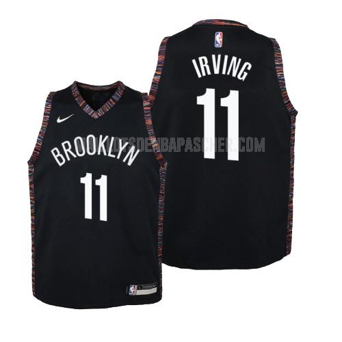 maillot nba enfant de brooklyn nets kyrie irving 11 noir city edition