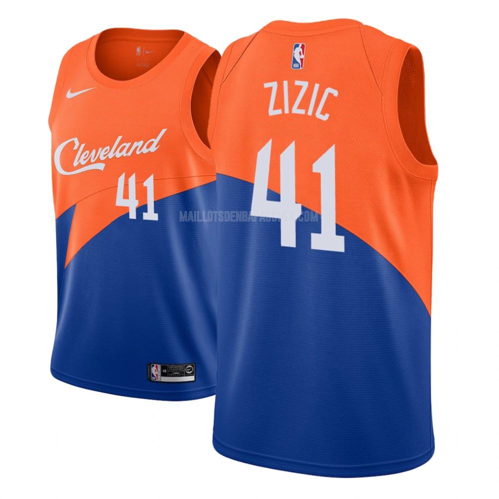 maillot nba enfant de cleveland cavaliers ante zizic 41 bleu city edition