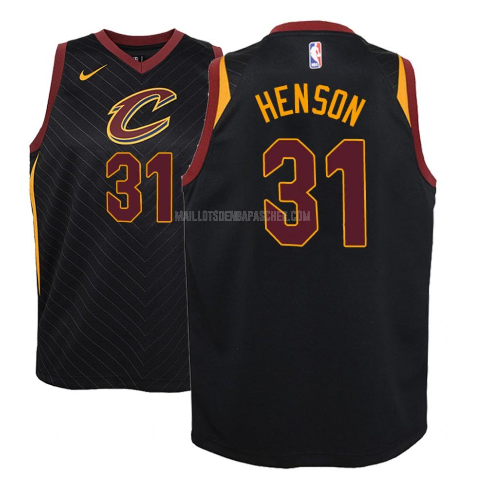 maillot nba enfant de cleveland cavaliers john henson 31 noir statement