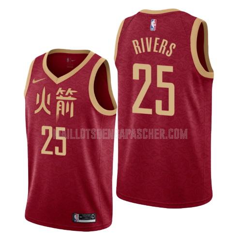 maillot nba enfant de houston rockets austin rivers 25 rouge city edition