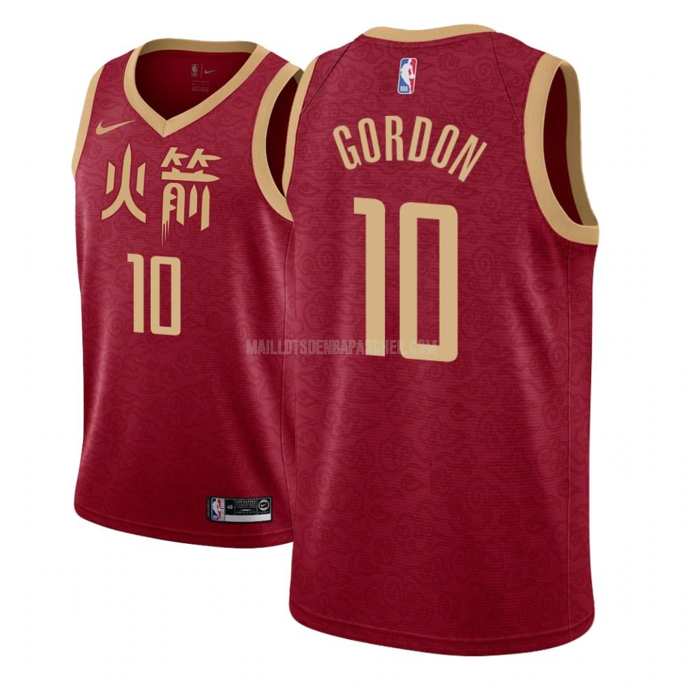 maillot nba enfant de houston rockets eric gordon 10 rouge city edition