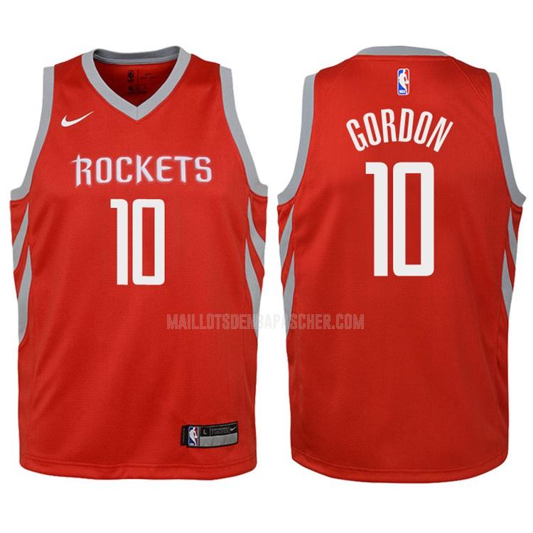 maillot nba enfant de houston rockets eric gordon 10 rouge icon 2017-18