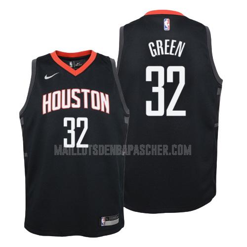 maillot nba enfant de houston rockets jeff green 32 noir statement 2019-20