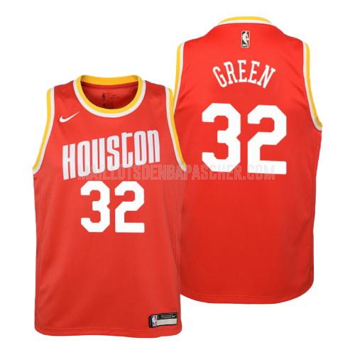 maillot nba enfant de houston rockets jeff green 32 rouge hardwood classics 2019-20