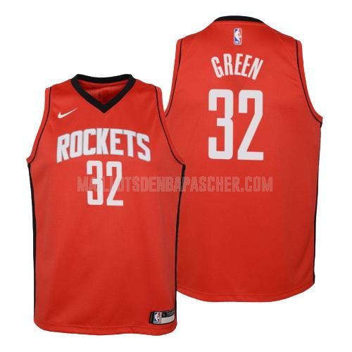 maillot nba enfant de houston rockets jeff green 32 rouge icon 2019-20