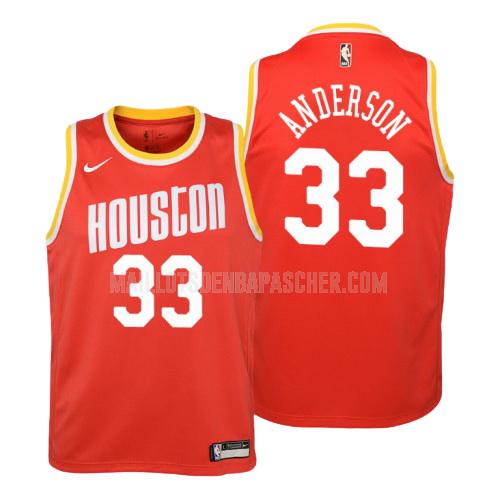 maillot nba enfant de houston rockets ryan anderson 33 rouge hardwood classics