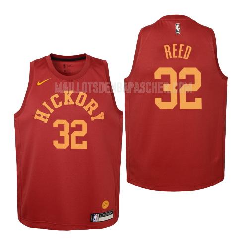 maillot nba enfant de indiana pacers davon reed 32 rouge hardwood classics 2018-19