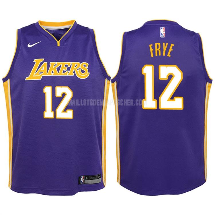 maillot nba enfant de los angeles lakers channing frye 12 violet statement 2017-18