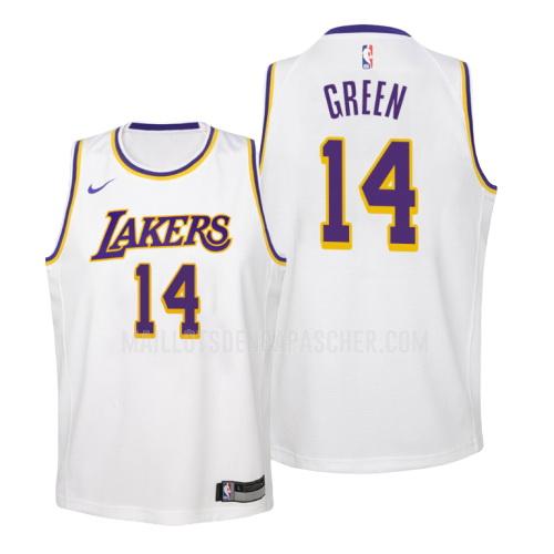 maillot nba enfant de los angeles lakers danny green 14 blanc association