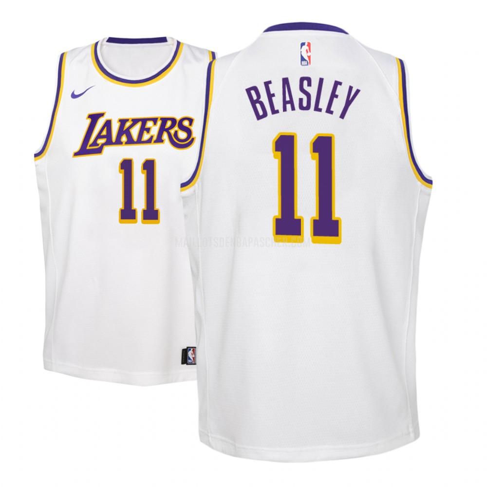 maillot nba enfant de los angeles lakers michael beasley 11 blanc association