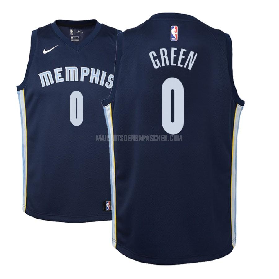 maillot nba enfant de memphis grizzlies jamychal green 0 bleu marin icon 2017-18