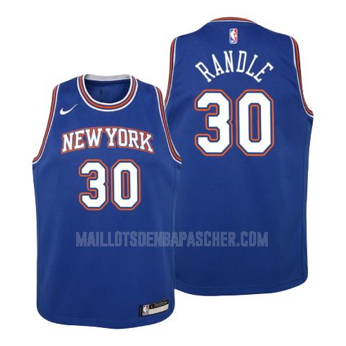 maillot nba enfant de new york knicks julius randle 30 bleu statement