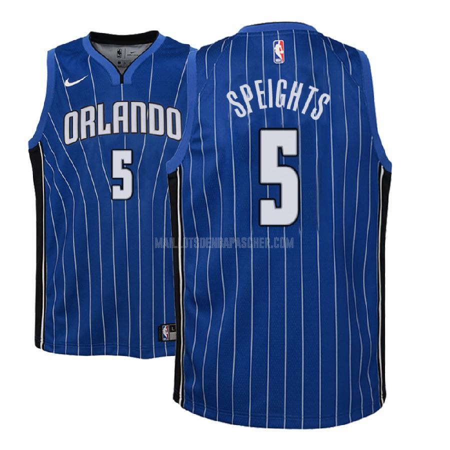 maillot nba enfant de orlando magic marreese speights 5 bleu icon 2017-18