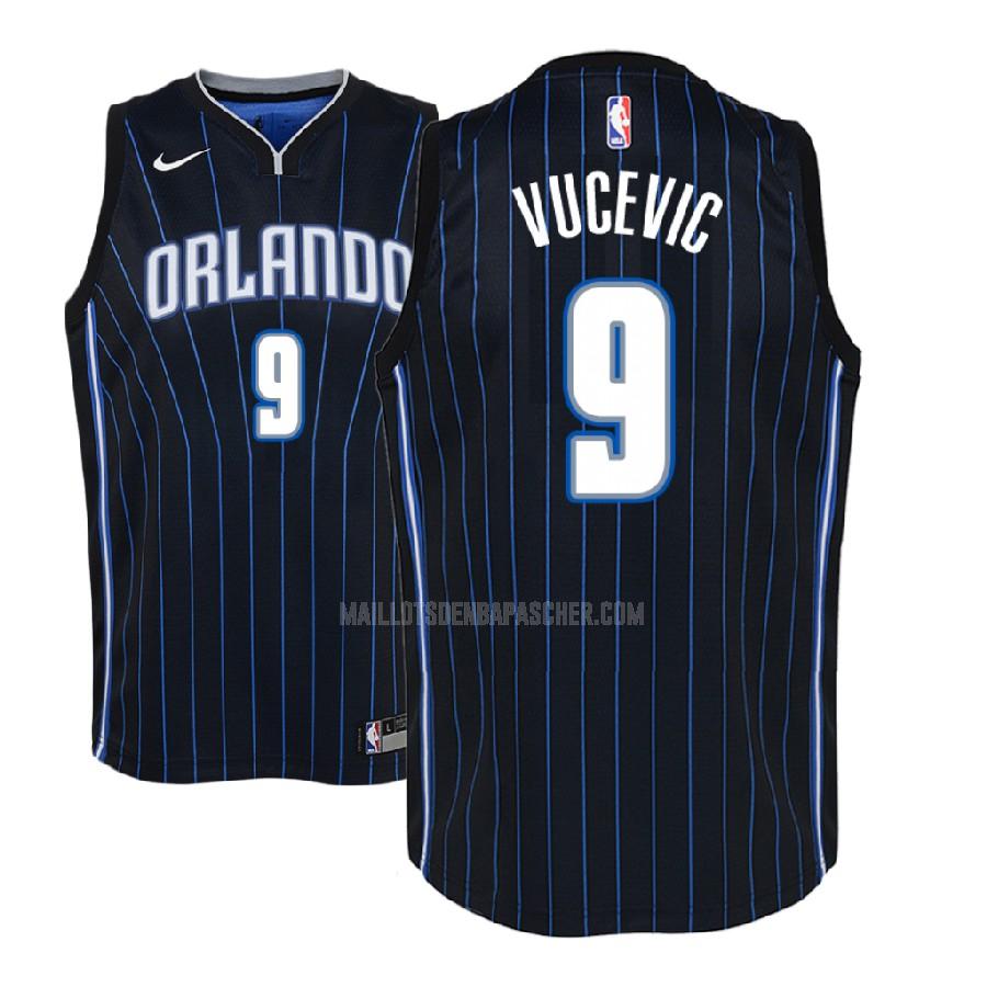 maillot nba enfant de orlando magic nikola vucevic 9 noir statement 2017-18