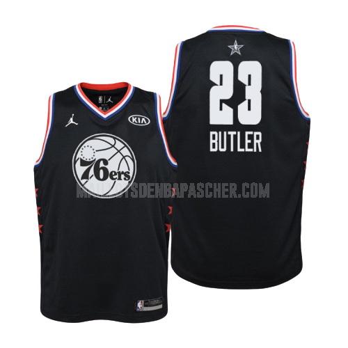 maillot nba enfant de philadelphia 76ers jimmy butler 23 noir nba all-star 2019