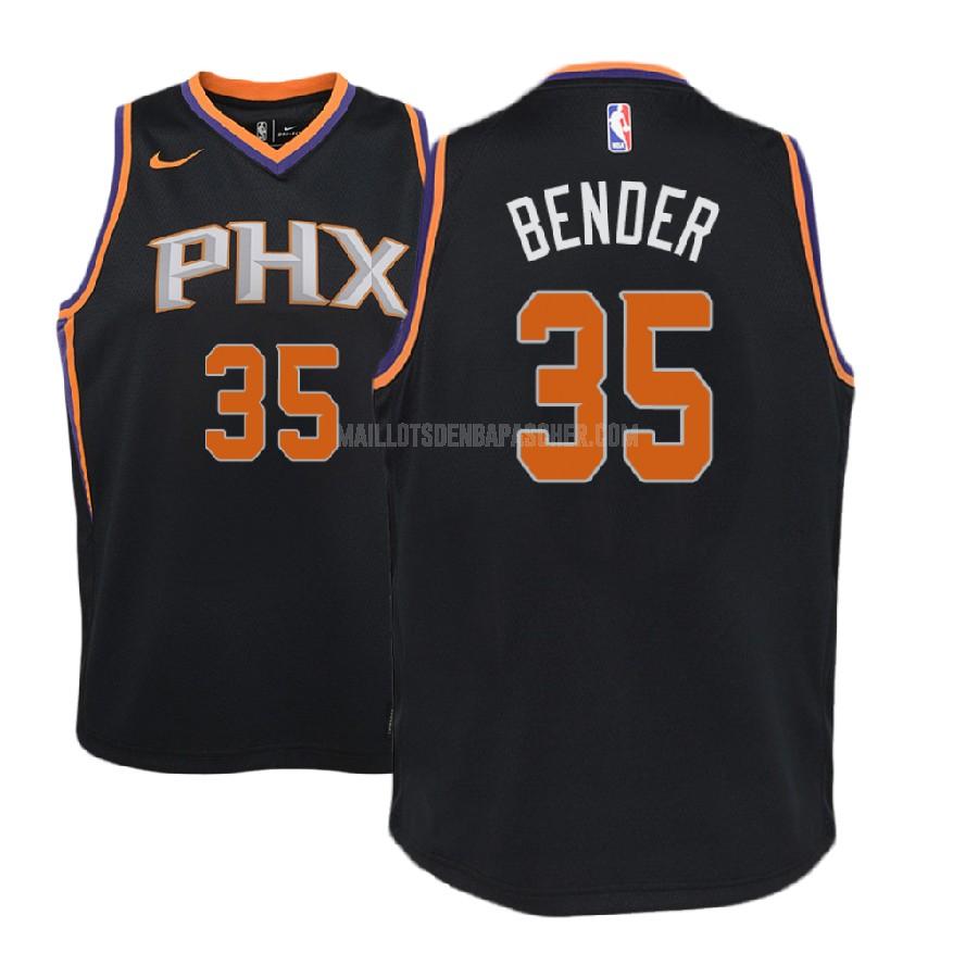 maillot nba enfant de phoenix suns dragan bender 35 noir statement 2017-18