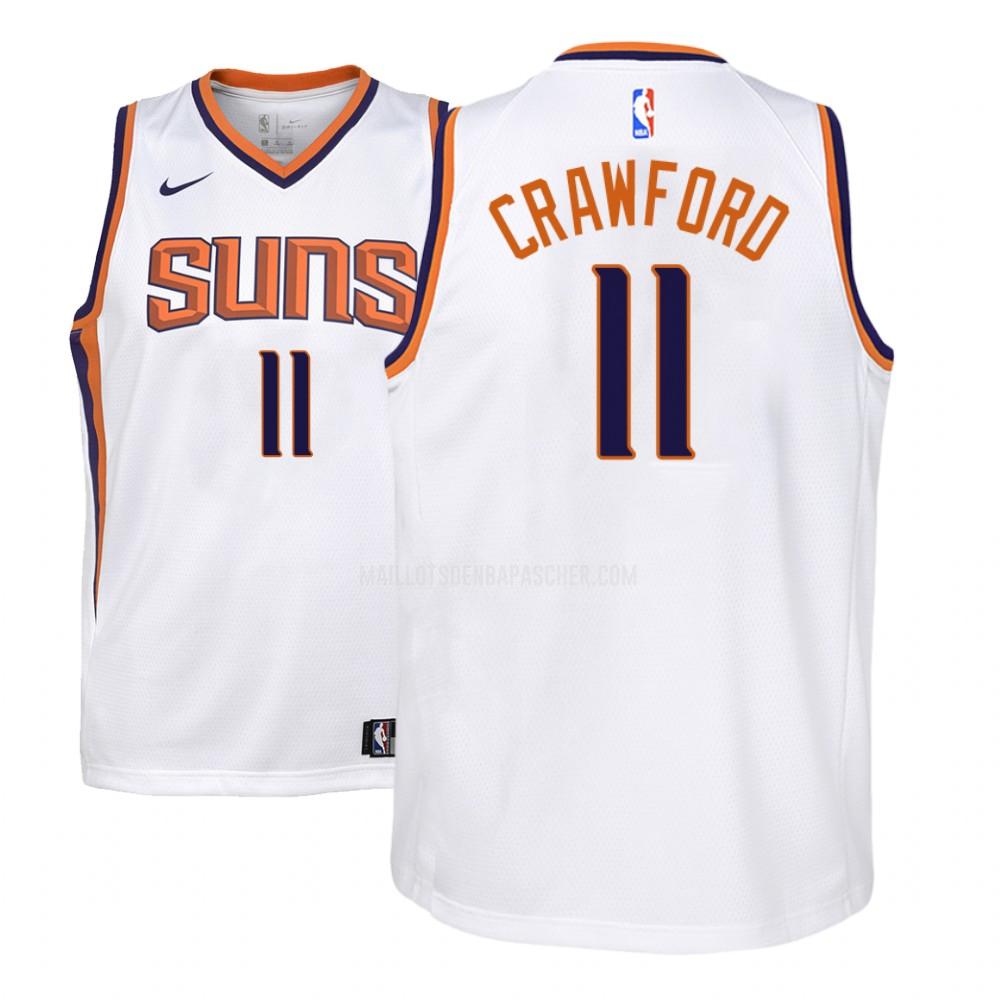 maillot nba enfant de phoenix suns jamal crawford 11 blanc association