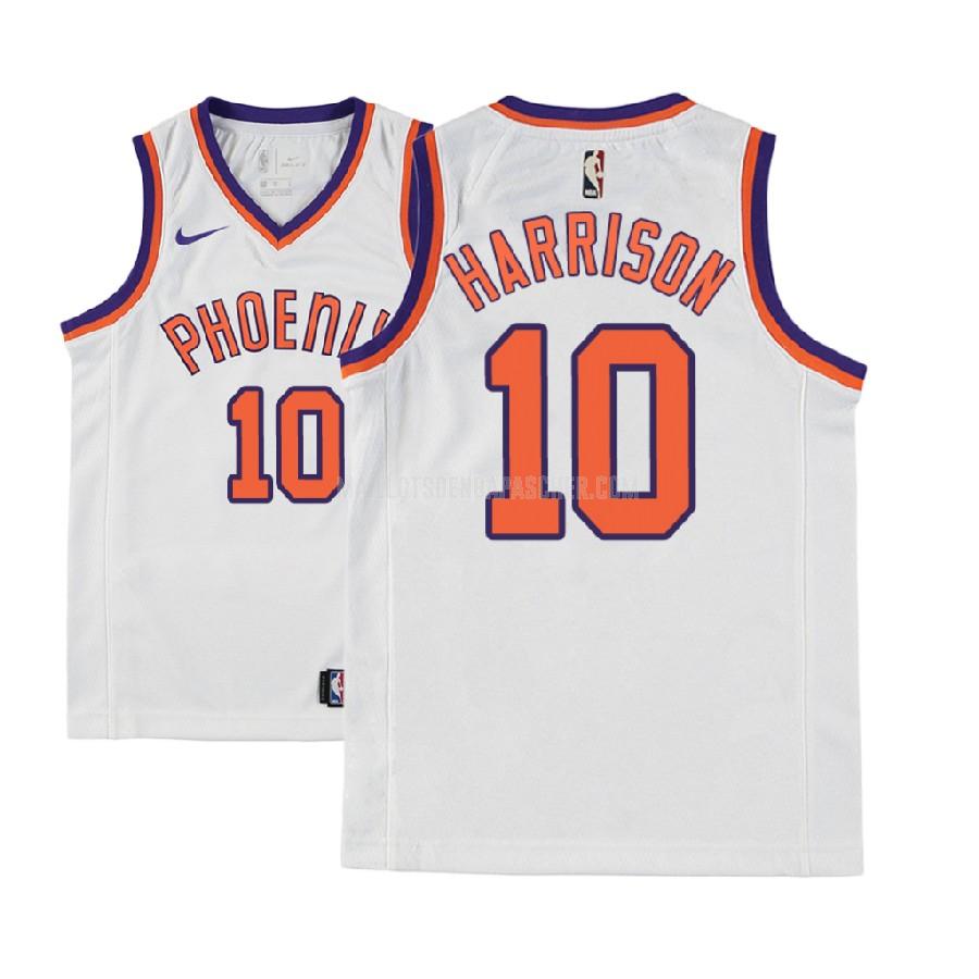 maillot nba enfant de phoenix suns shaquille harrison 10 blanc classique edition 2017-18