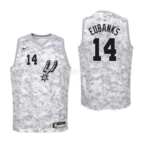 maillot nba enfant de san antonio spurs drew eubanks 14 camouflage earned version