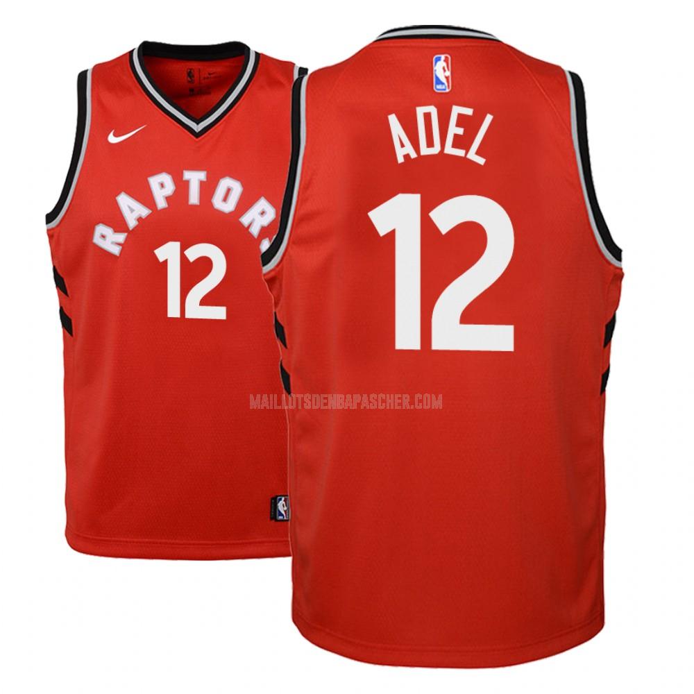 maillot nba enfant de toronto raptors deng adel 12 noir icon