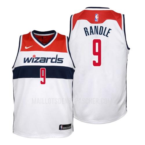 maillot nba enfant de washington wizards chasson randle 9 blanc association