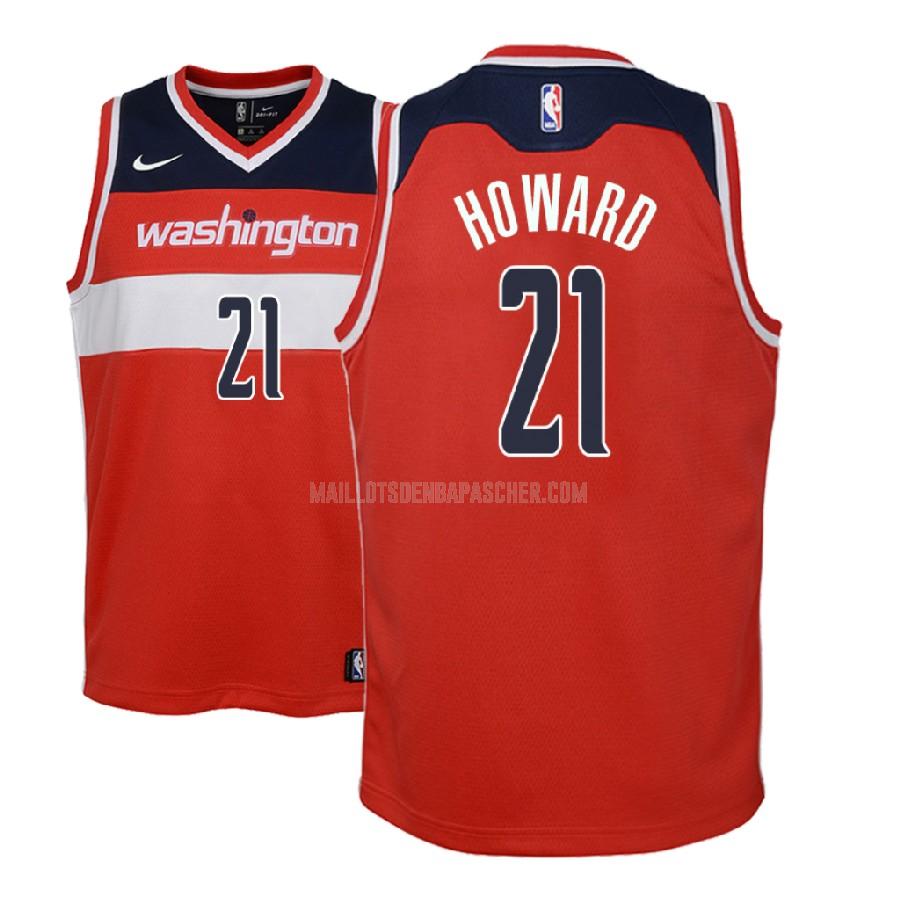 maillot nba enfant de washington wizards dwight howard 21 bleu marin icon 2018-19