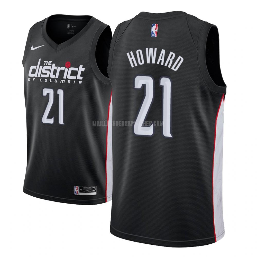 maillot nba enfant de washington wizards dwight howard 21 noir city edition