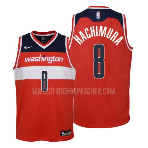 maillot nba enfant de washington wizards rui hachimura 8 rouge icon