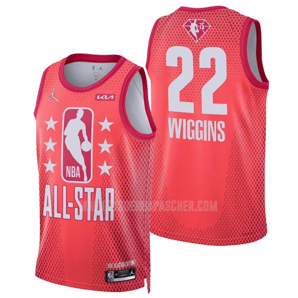 maillot nba homme de andrew wiggins 22 rouge nba all-star 2022