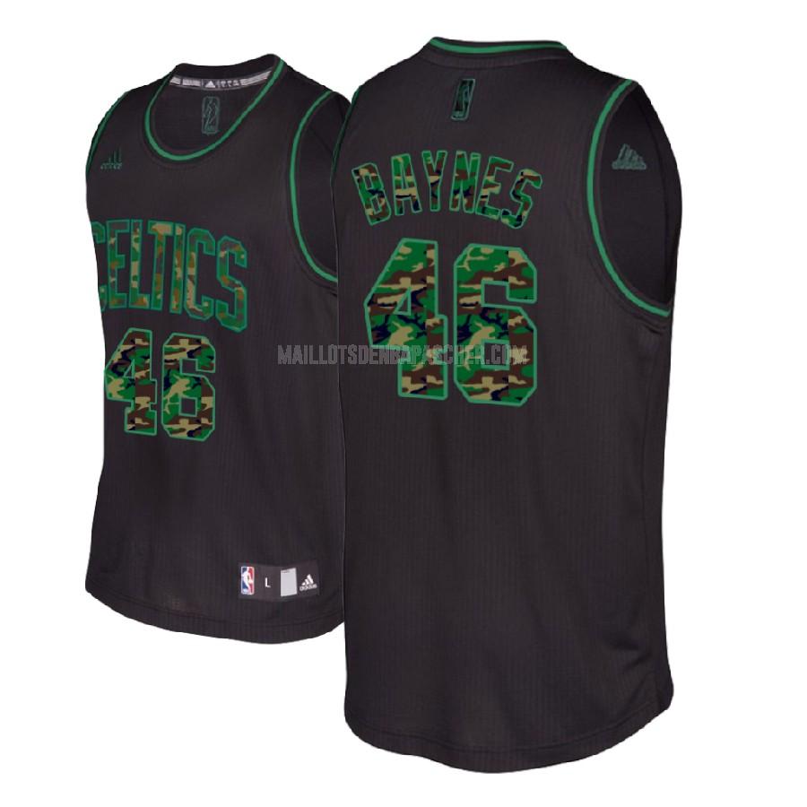 maillot nba homme de boston celtics aron baynes 46 noir mode version