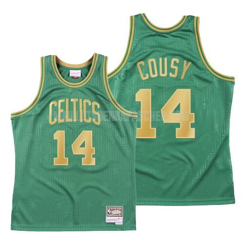 maillot nba homme de boston celtics bob cousy 14 vert throwback 2020