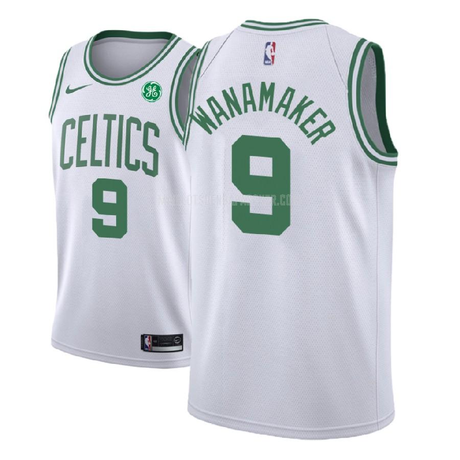 maillot nba homme de boston celtics brad wanamaker 9 blanc association 2018-19