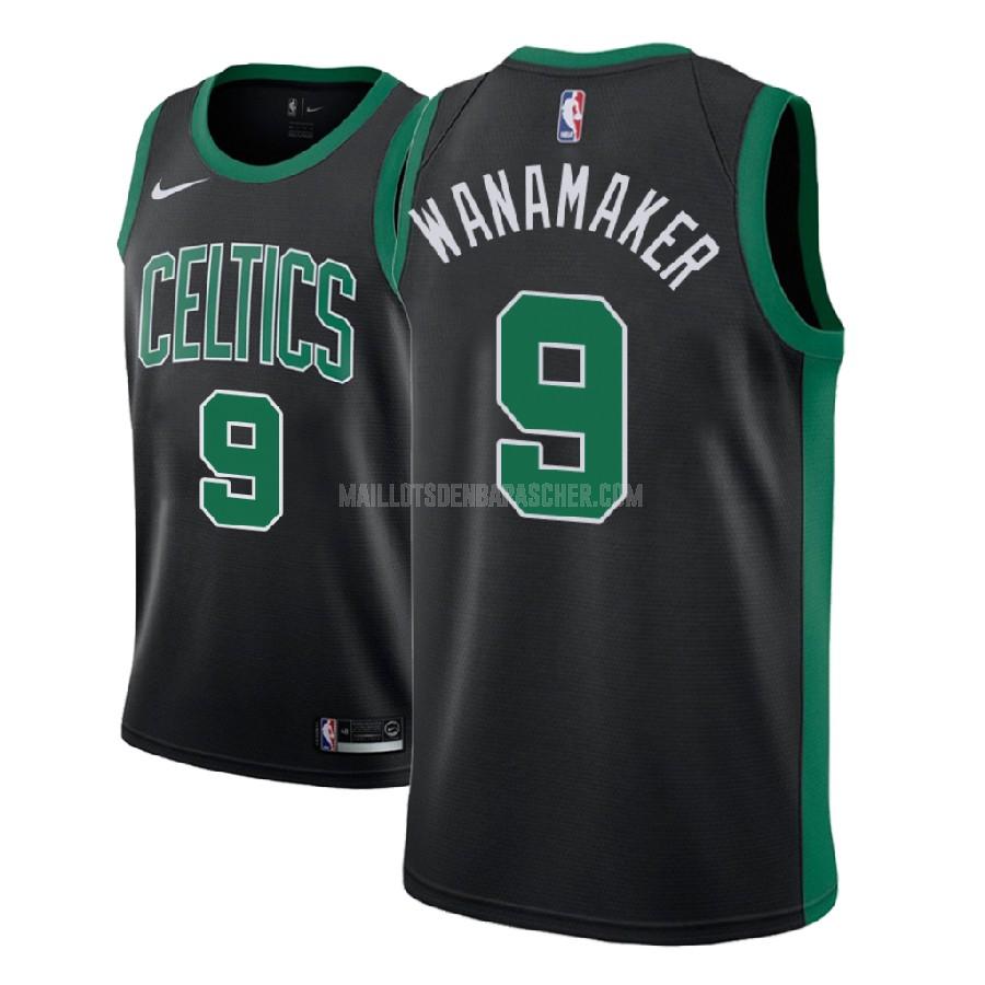 maillot nba homme de boston celtics brad wanamaker 9 noir statement 2018-19