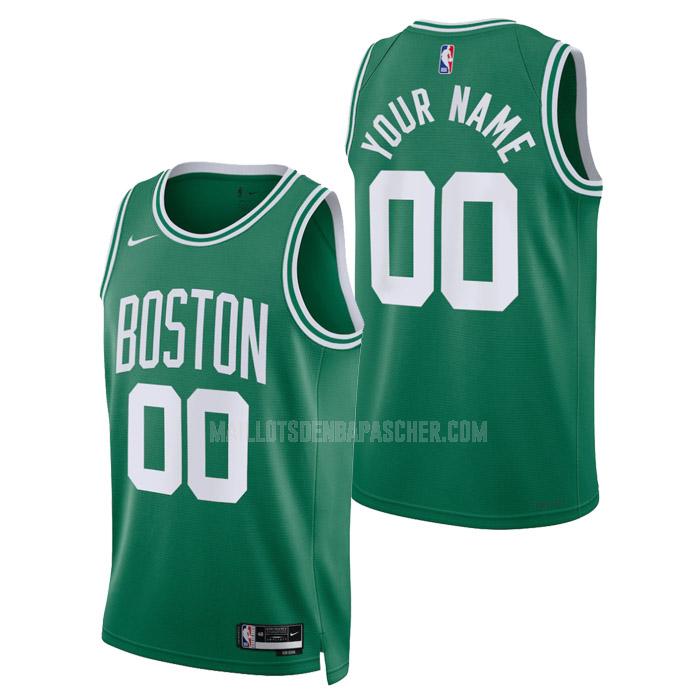 maillot nba homme de boston celtics custom vert icon edition 2023